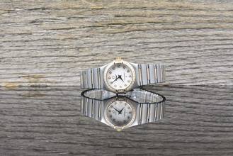 Thumbnail von Omega Constellation Ladies Quarz Lady UNGETRAGEN / NOS - Mother of Pearl Diamond Dial