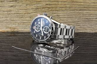  TAG Heuer Carrera Calibre 16 Day Date Chronograph SERVICE 2025 - Black Ceramic - Automatik 2016 