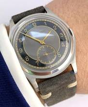 Thumbnail von IWC Extremely Rare Vintage Hermet 37mm Multicolor Dial Serviced vintage
