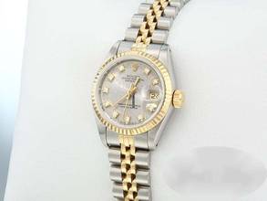 Rolex Lady-Datejust Edelstahl Gelbgold 750 Diamanten Automatik Gold Stahl Damen 