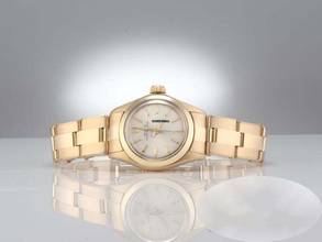 Thumbnail von Rolex Lady Oyster Perpetual Gelbgold 750 Automatik Damenuhr 18kt Yellow Gold Datejust Oyster-band