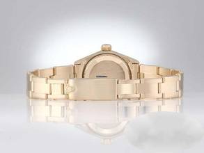 Thumbnail von Rolex Lady Oyster Perpetual Gelbgold 750 Automatik Damenuhr 18kt Yellow Gold Datejust Oyster-band