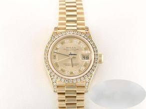 Thumbnail von Rolex Lady-Datejust Gelbgold 750 2000 Lc010 Diamanten Brillanten Automatik 18kt Yellow Gold President-band Chronometer Oyster