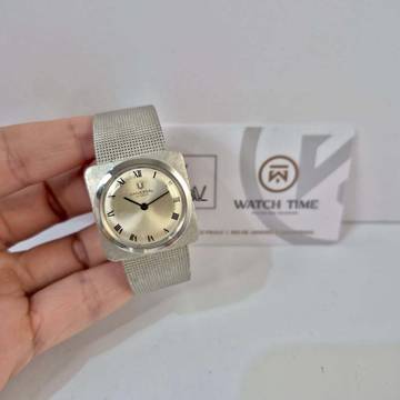  Universal Genève Vintage Full White Gold Corda 