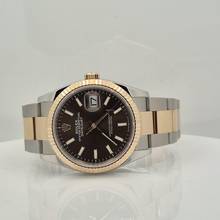 Thumbnail von Rolex Datejust 36 36mm Ouro Rosé & Aço Chocolate Dial Automático Completo