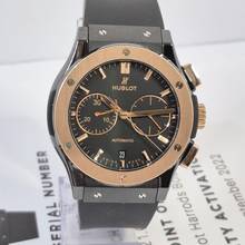 Thumbnail von Hublot Classic Fusion Chronograph Rose Gold & Ceramic 45mm Automatic Complete