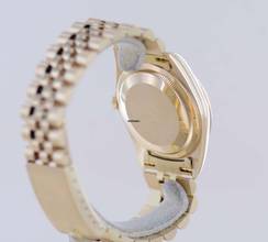 Thumbnail von Rolex Datejust 16238 Jubile Fluted Bezel Champager Dial 18K Gold Papers rar