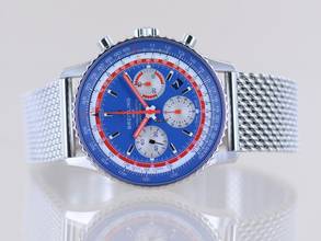 Thumbnail von Breitling Navitimer 1 B01 Chronograph 43 mm B01 Steel Pan Am Edition blue dial B+P