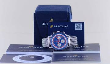 Thumbnail von Breitling Navitimer 1 B01 Chronograph 43 mm B01 Steel Pan Am Edition blue dial B+P