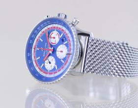 Thumbnail von Breitling Navitimer 1 B01 Chronograph 43 mm B01 Steel Pan Am Edition blue dial B+P