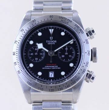  Tudor Black Bay Chrono Top Heritage B+P Diver Stahlband 