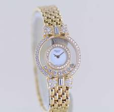 Thumbnail von Chopard Happy Diamonds Diamonds 18K Gold Lady Gold Band Baguette Luxury Top B+P