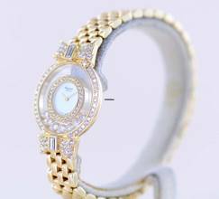 Thumbnail von Chopard Happy Diamonds Diamonds 18K Gold Lady Gold Band Baguette Luxury Top B+P