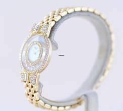 Thumbnail von Chopard Happy Diamonds Diamonds 18K Gold Lady Gold Band Baguette Luxury Top B+P