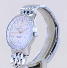 Thumbnail von Breitling Navitimer Automatic 41 Silver Date Chronometer Steel Bracelet Fold Clasp Top B+P