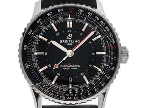  Breitling Navitimer GMT Ref.A32310251B1P1 2026 Full Set Ungetragen Navitimer Automatic GMT Krokoleder Faltschließe 