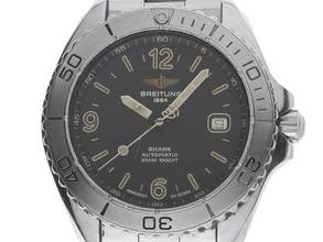  Breitling Shark Ref.A17605-108 1993 Full Set sehr gut Vintage Shark 
