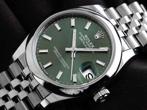 Thumbnail von Rolex Datejust 31 Medium Green Dial Ref.278240 2025 Full Set Ungetragen Datejust Medium Stahl Green Dial