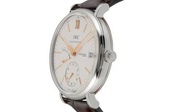 Thumbnail von IWC Portofino Hand-Wound Hand-Wound Eight Days Stainless Steel Men's Watch Ref. IW510103 Box