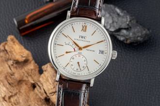 Thumbnail von IWC Portofino Hand-Wound Hand-Wound Eight Days Stainless Steel Men's Watch Ref. IW510103 Box