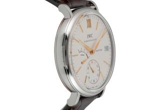 Thumbnail von IWC Portofino Hand-Wound Hand-Wound Eight Days Stainless Steel Men's Watch Ref. IW510103 Box