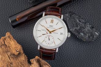 Thumbnail von IWC Portofino Hand-Wound Hand-Wound Eight Days Stainless Steel Men's Watch Ref. IW510103 Box