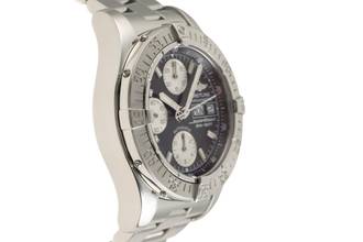 Thumbnail von Breitling Superocean Chronograph II stainless steel automatic men's watch ref A13340 papers