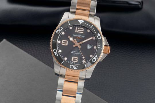  Longines HydroConquest Stahl Automatik Herrenuhr Ref. L3.782.3.78.7 B&P 2022 