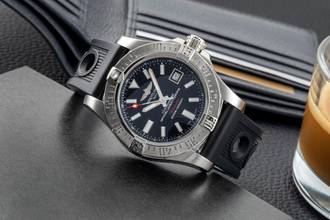 Thumbnail von Breitling Avenger II Seawolf stainless steel automatic men's watch Ref. A1733110/BC30 B&P