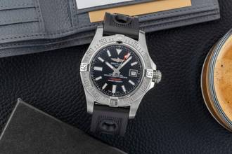 Thumbnail von Breitling Avenger II Seawolf stainless steel automatic men's watch Ref. A1733110/BC30 B&P