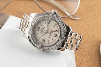 Thumbnail von Breitling Colt Oceane 33 Chronometer Stainless Steel Ladies' Watch Ref A77380 Papers 2008
