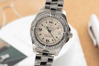Breitling Colt Oceane 33 Chronometer Stainless Steel Ladies' Watch Ref A77380 Papers 2008