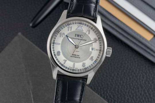  IWC Fliegeruhr Mark XVI Spitfire Edelstahl Automatik Herrenuhr Ref. IW325502 B&P 2006 