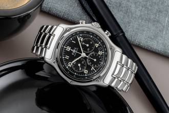Thumbnail von Ebel Le Modulor Chronograph stainless steel automatic men's watch ref. E9137240 box