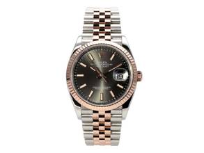  Rolex Datejust 36 Oystersteel / Everose-Gold 126231 Rhodium Jubile-Band 