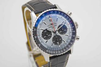 Thumbnail von Breitling Navitimer 1 B01 Chronograph 43 Ice Blue AB0138 with Breitling warranty until 2031