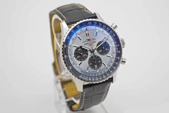 Thumbnail von Breitling Navitimer 1 B01 Chronograph 43 Ice Blue AB0138 with Breitling warranty until 2031