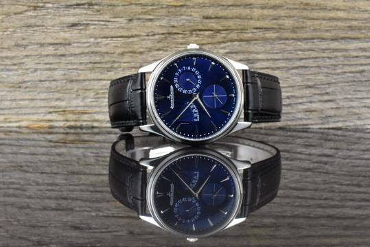  Jaeger-LeCoultre Master Ultra Thin Réserve de Marche Q1378480 Blue Dial B&P 2017 