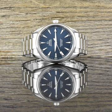  Omega Seamaster Aqua Terra 150M Master Co-Axial 41.5MM Blue Dial - Full Set 