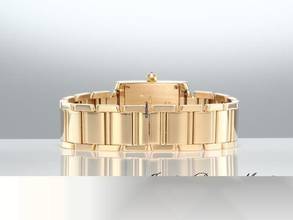 Thumbnail von Cartier Tank Française Gelbgold 750 Diamanten We1001r8 18kt Yellow Gold Damen