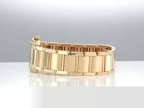 Thumbnail von Cartier Tank Française Gelbgold 750 Diamanten We1001r8 18kt Yellow Gold Damen