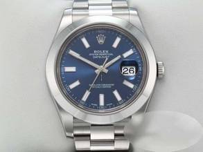  Rolex Datejust II 41mm 116300 Edelstahl Automatik Herrenuhr Stahl Stainless Steel Oyster-band Chronometer Blue Dial 