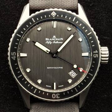  Blancpain Fifty Fathoms Bathyscaphe 43 Mm NEW FULL SET 