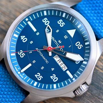  Hamilton Khaki Pilot Day Date Auto Khaki Aviation NEW FULL SET 