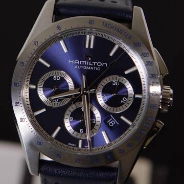  Hamilton Jazzmaster Performer Auto Chrono NEW FULL SET 