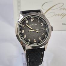 Thumbnail von Patek Philippe Calatrava Textured Charcoal White Gold 40mm Automatic Complete