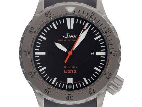  Sinn U212 Taucheruhr Einsatzmesser U212 (EZM 16) Ref.U212 (EZM 16) 212.040 2021 Full Set wie Neu Vintage U212 (EZM 16) 212.040 Kautschuk Faltschließe 