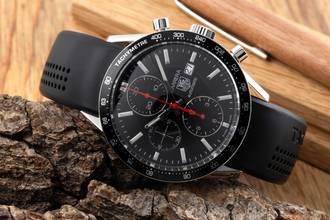 Thumbnail von TAG Heuer Carrera Calibre 16 Chronograph Steel Automatic Ref. CV2014.FT6014 B&P