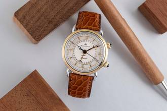 Maurice Lacroix Reveil Steel / Gold Hand-Wound MOP Ladies' Watch Ref. 63511 B&P 1994