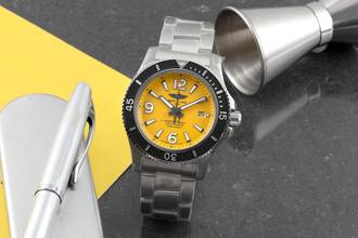 Thumbnail von Breitling Superocean 44 Steel Automatic Men's Watch Ref. A17367D81C1A1 B&P 2020